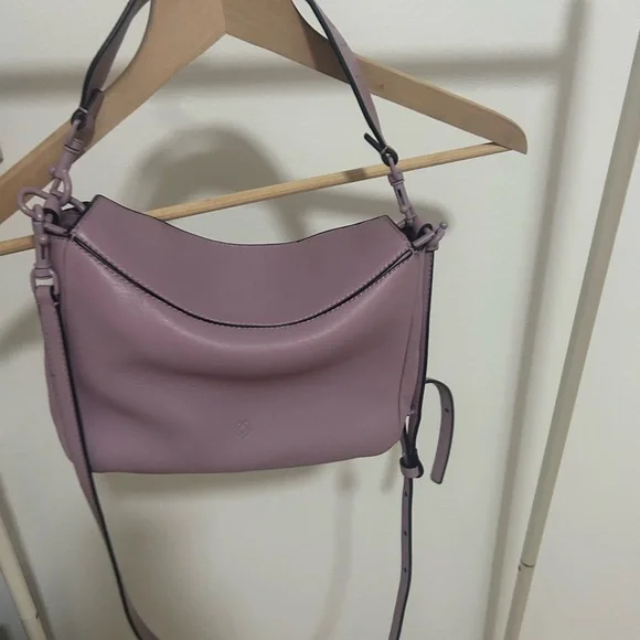 Liebeskind Dusty Pink Leather Shoulder Bag - Picture 4 of 7